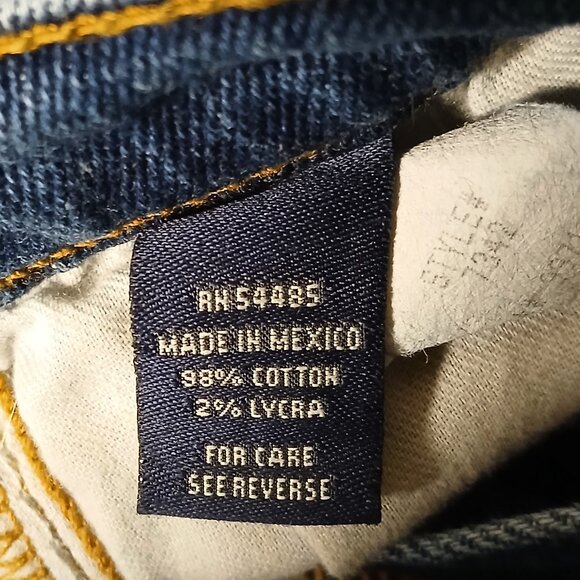 American Eagle Vintage Y2K Jeans Size 8 Boot Cut Mid Rise Blue Denim - Picture 8 of 9